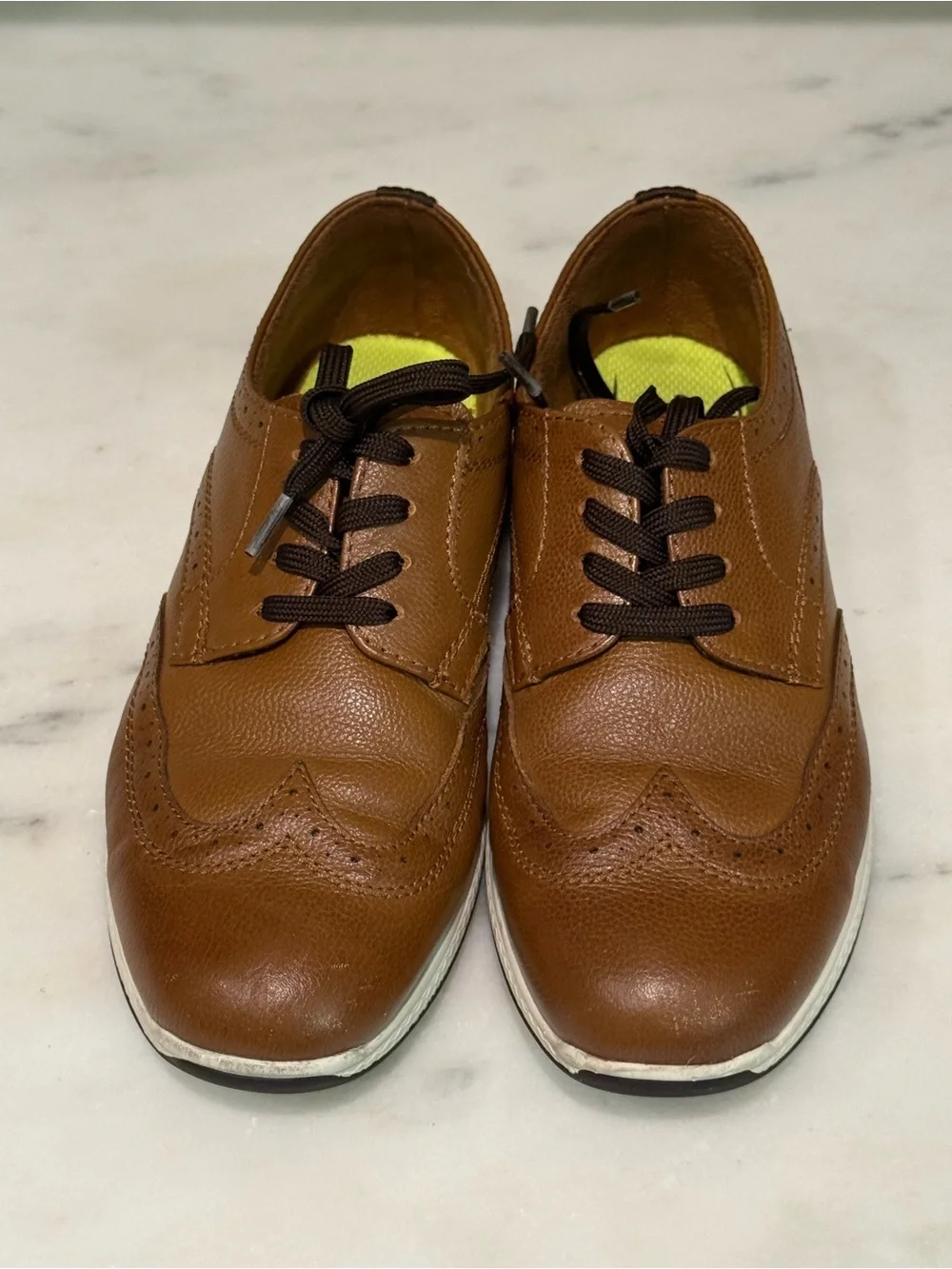 Florsheim Kids Brown Wingtip Dress Shoes
